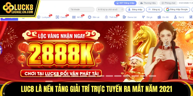 LUC8 là nền tảng giải trí trực tuyến ra mắt năm 2021